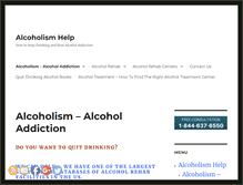 Tablet Screenshot of alcoholism-support.org